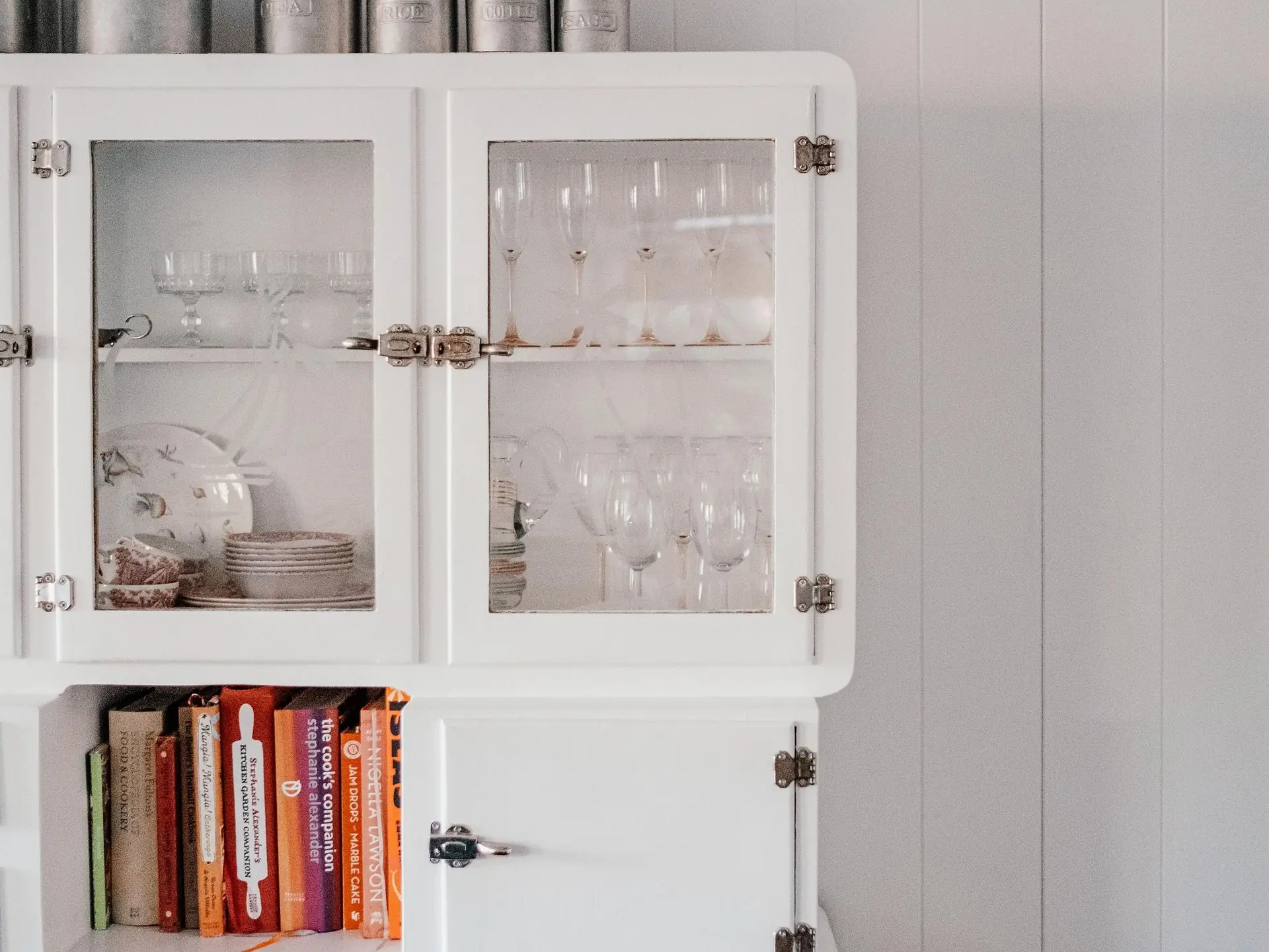 Rustic cupboard in a home interior